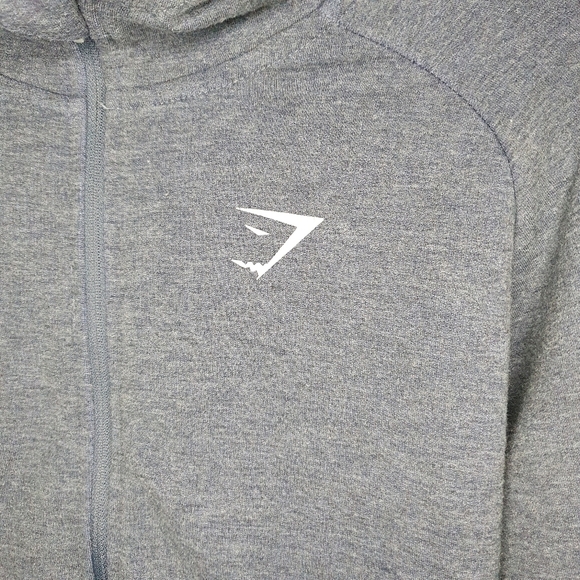GYMSHARK Impulse Zip Hoodie Blue/Gray Women's Size S - Picture 2 of 10